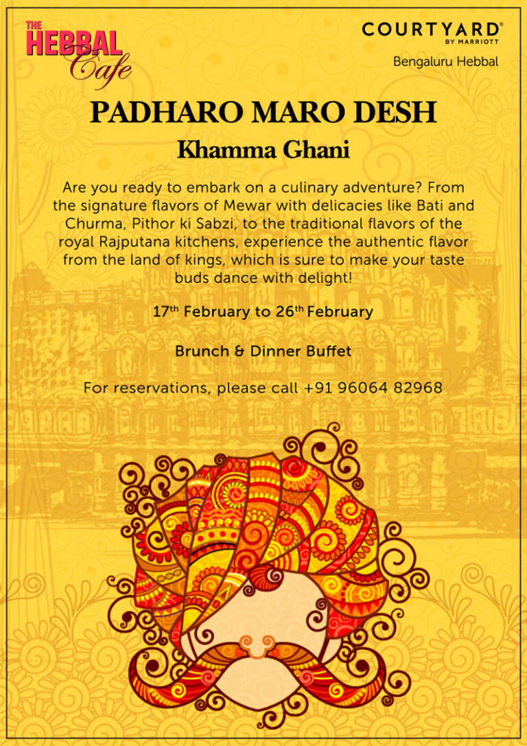 Explore the Delicious World of Rajasthani Cuisine at Courtyard by