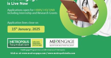 Metropolis Foundation launches the 7th Edition of its Award-winning Flagship CSR Initiative –  ‘MedEngage Scholarship Programme’