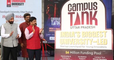 Chandigarh University Uttar Pradesh Launches India&apos;s First University-Led Startup Launchpad &apos;Campus Tank&apos; – for Young Innovators