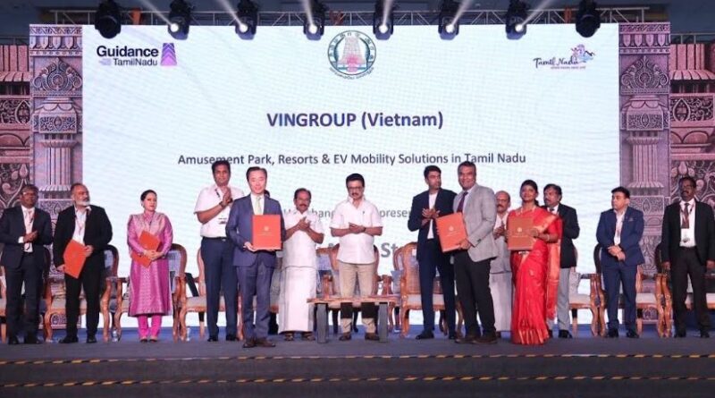 Vingroup Signs Mou With Tamil Nadu, Strengthening Its Multi-Sector Ecosystem in India