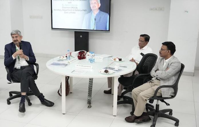 DRDO Chairman Dr Samir V Kamat Engage in Insightful Interaction with SRM University–AP Faculty