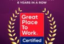 AU Small Finance Bank Earns 'Great Place to Work®' Certification for the Sixth Consecutive Year
