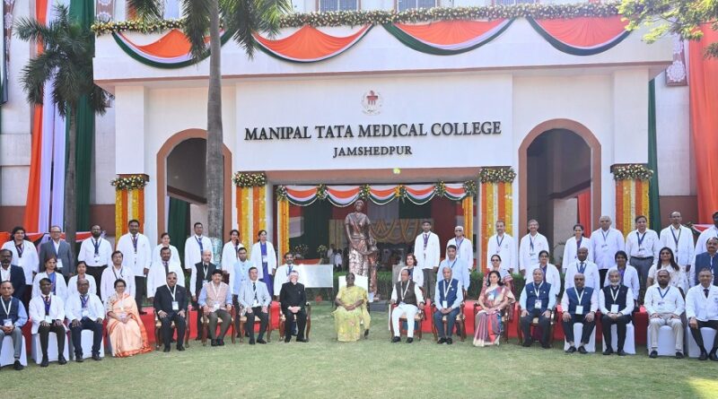 President of India Visits Manipal Tata Medical College, Jamshedpur