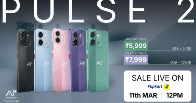 Ai+ Smartphone Unveils Pulse 2 at 5999 with 50MP AI Camera with the Slimmest 6000mAh Battery in this Category; Sale from 11th March at 12 PM