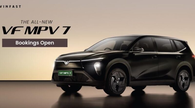 VinFast Officially Opens Booking for VF MPV 7 in India