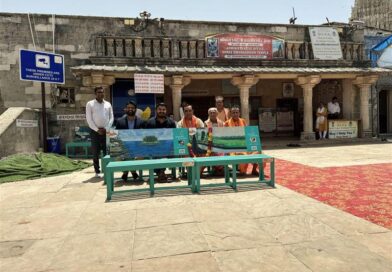 Bisleri International Installs Recycled Plastic Benches at Dwarkadhish Temple in Gujarat