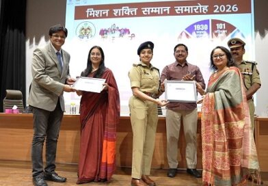 Noida Police Felicitates Galgotias University Faculty During Mission Shakti Samaroh