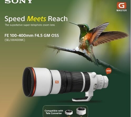 Sony India Unveils the FE 100-400mm F4.5 GM OSS G Master Super-Telephoto Zoom Lens
