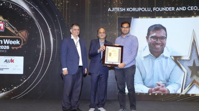 Hyderabad Real Estate Developer Ajitesh Korupolu Wins Growth Leader of the Year Award