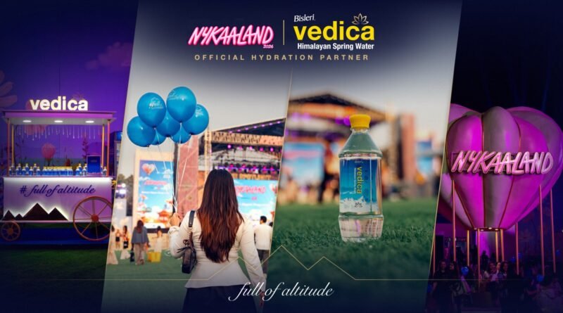 Vedica Himalayan Spring Water Partners with Nykaaland 2026 as Hydration Partner