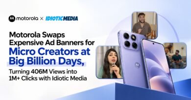 Motorola Swaps Expensive Ad Banners for Micro Creators at Big Billion Days, Turning 406M Views into 1M+ Flipkart Clicks with Idiotic Media